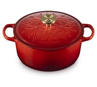 Le Creuset, cocotte en fonte Signature LEtoile, 24 cm | Couleur : Rouge cerise. Couleur : Rouge