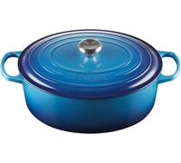 Le Creuset Cocotte ovale Signature en fonte 33 cm Azur