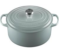 Le Creuset Cocotte ovale Signature en fonte émaillée 31 cm, 6,75 l, sel de mer