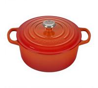 Le Creuset Cocotte ronde Signature 22 cm 3,3 L fonte émaillée avec couvercle Volcanique