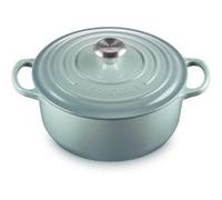 LE CREUSET Cocotte Ronde Evolution en Fonte Émaillée 20 cm Sea Salt Bleu/Bleu-Vert