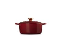 LE CREUSET Cocotte ronde SIGNATURE 24cm/4,2l Grenat rouge foncé