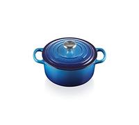 Cocotte Rond 20 cm Le Creuset Signature Fonte 21177202202430 Azur