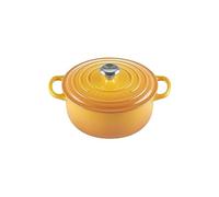 Le Creuset Cocotte ronde Signature en fonte émaillée 20 cm 2,4 L Nectar