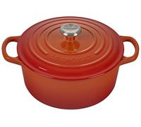 Le Creuset Cocotte ronde Signature 22 cm 3,3 L fonte émaillée avec couvercle Volcanique