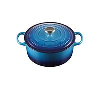 Cocotte Rond 26 cm Le Creuset Signature Fonte 21177262202430 Azur