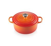 Le Creuset Cocotte Signature en Fonte Émaillée avec Couvercle, 26 cm, Ronde, 5,3 L, 5,135 kg, Volcanique, 21177260902430