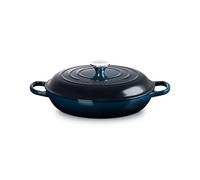 Le Creuset Cocotte Signature en fonte émaillée avec couvercle, 30 cm, 3,5 litres, Nuit