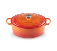 Le Creuset Cocotte Signature en Fonte Émaillée avec Couvercle, 33cm, Ovale, 7,5 L, 6,595 kg, Volcanique, 21178330902430