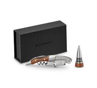 Le Creuset Coffret Sommelier Double Levier en Bois et Bouchon, GS-190, Bois, 59814012209561