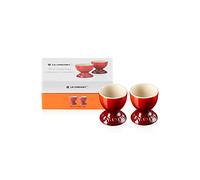 Le Creuset Coquetier sur Pied en Céramique, Lot de 2, 9 g, 5.3 x 5.3 x 5.9 cm, Cerise