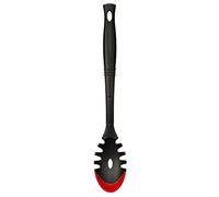 Le Creuset Cuillère à Pâtes Professionnelle Avec Bord en Silicone, Silicone/Nylon, Cerise, 93101800060008