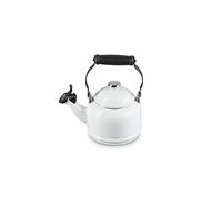 Le Creuset Demi bouilloire en acier émaillé, 1,25 l, blanc