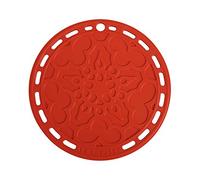 Le Creuset Dessous de Plat, Silicone, Résistant Jusqu'à 250°C, 20 cm, Cerise, 93007300060000