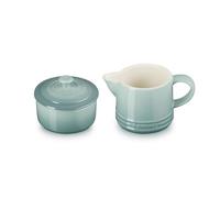 Le Creuset Ensemble de crème et de sucre Signature en faïence - Sel de mer