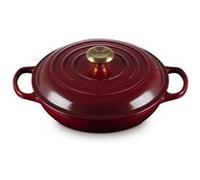 LE CREUSET Evolution Casserole Basse Fonte 26 cm Grenat Rouge Foncé G