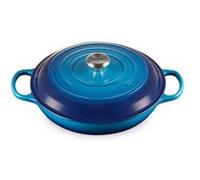 Le Creuset Faitout Signature 21180302202430 Fonte émaillée 30 cm 3,2 L Azur