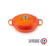 Faitout 30 cm Le Creuset Signature Fonte 21180300902430 Volcanique
