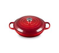 Le Creuset Faitout Signature en fonte émaillée Rond 30 cm 3,2 L Cerise 21180300602430