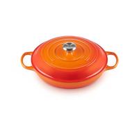 Faitout 30 cm Le Creuset Signature Fonte 21180300902430 Volcanique