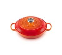 Le Creuset Faitout Signature rond en fonte émaillée 26 cm 2 L Volcanique