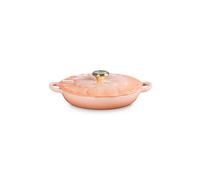 LE CREUSET Gourmet Profitopf SIGNATURE BLUME 26cm Peche orange