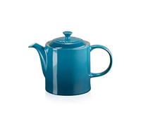 Le Creuset Grande Théière Classique, Ronde, 1,3 Litre, Céramique, Deep Teal, 80703136420003