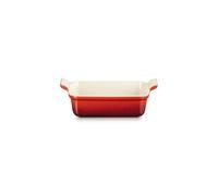 Le Creuset Héritage Plat Rectangulaire, Céramique, 19 cm, 1,1 L, Cerise, 71102190600001