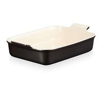 Plat à gratin rectangulaire LeCreuset 32 cm Tradition | Sélection Noir mat : Noir mat Couleur : Noir mat