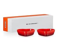Le Creuset Lot de 2 Ramequins Coeur Céramique 350 ml Cerise 79082300600000