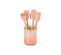 Le Creuset Lot de 5 ustensiles en céramique et silicone Peche