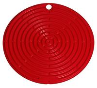 Le Creuset Manique/Dessous de Plat, Silicone, Rond, ⌀ 20 cm, Cerise, 93000230060200