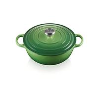 Le Creuset Cocotte ronde Signature en fonte émaillée 26 cm 4 L Bamboo