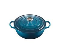 Le Creuset Cocotte Ronde Signature en fonte émaillée 26 cm 4 L avec couvercle Deep Teal