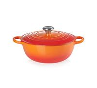 Le Creuset Marmite Signature en Fonte Émaillée avec Couvercle, 26 cm, Ronde, 4 L, 4,255 kg, Volcanique, 21114260900430