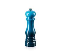 Le Creuset Moulin à Sel Classique Réglable, Plastique ABS Résistant aux Éclats, Anticorrosion, 21 cm, Deep Teal, 96002000642000