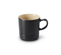 LE CREUSET Mug en Céramique, 350 ml, Hauteur 12 cm, Noir Mat, 70302350000002