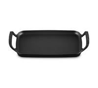 LE CREUSET Plaque de cuisson rectangulaire en fonte pour barbecue d'extérieur