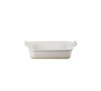 LE CREUSET Plat à four rectangulaire Tradition en grès 26x19cm/4,2l Meringue crème
