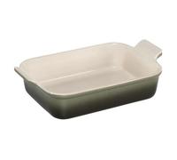 Le Creuset Plat à four Tradition vert foncé, Plat à gratin, Blanc, Vert