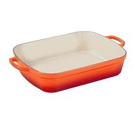 Plaque de cuisson Rectangulaire 37 cm Le Creuset Signature Fonte 20184370902422 Volcanique