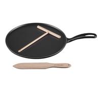 Le Creuset Poêle à crêpes en fonte noir - 27 cm