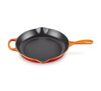 LE CREUSET Poêle à frire signature en fonte émaillée avec poignée en fer, 29,8 cm, flamme