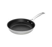 Le Creuset Poêle Anti-adhérente, 24 cm, Inox 3-ply Intégral, Argenté,96200224001000