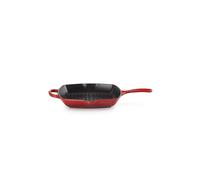 LE CREUSET Poêle grill carrée 26x26cm SIGNATURE Cerise rouge