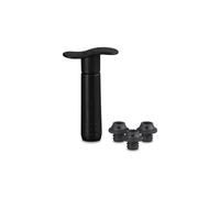 Le Creuset Pompe à vin WA-137 – Noir mat, 3 bouchons
