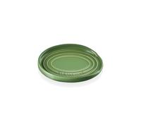 Le Creuset Repose-cuillère ovale en céramique en bambou, 71507154080099