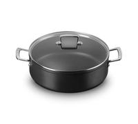 Le Creuset Sauteuse antiadhésive renforcée 30 cm avec Couvercle en Verre, 51113300010500