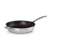 LE CREUSET Sauteuse Anti-Adhérente avec Poignée d'Assistance, Acier Inoxydable 3-Ply, 28 cm, 96600228000000