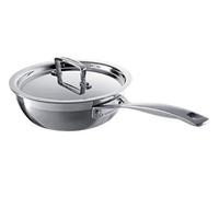 Le Creuset Sauteuse du Chef 24 cm Inox 3-couches avec couvercle Argenté 96201424001000